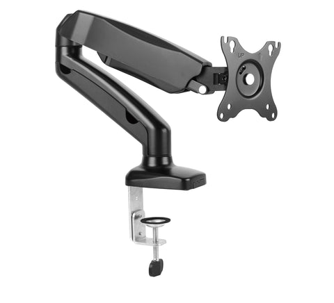 PriMount - Counterbalance Monitor Mount Adjustable Gas Spring Arm for Single VESA Computer Screen 13 - 27 inch weighing up to 14.4 lbs (DX 80)