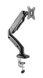 PriMount - Counterbalance Monitor Mount Adjustable Gas Spring Arm for Single VESA Computer Screen 13 - 27 inch weighing up to 14.4 lbs (DX 80)