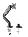 PriMount - Counterbalance Monitor Mount Adjustable Gas Spring Arm for Single VESA Computer Screen 13 - 27 inch weighing up to 14.4 lbs (DX 80)